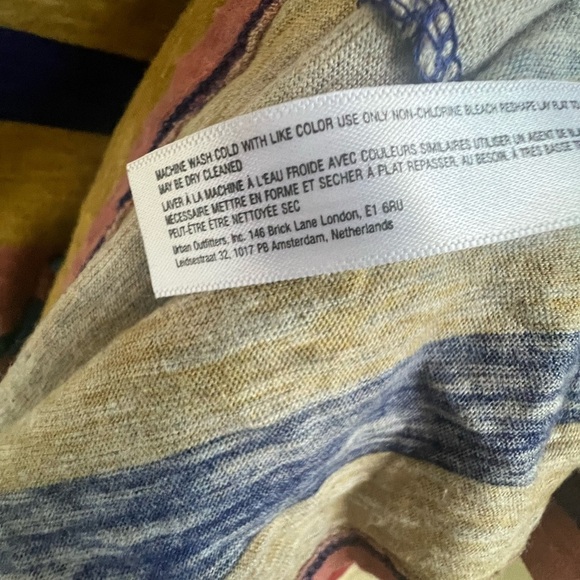 NWT new medium anthropologie daily practice tube dress maxi striped multi color - Picture 8 of 13